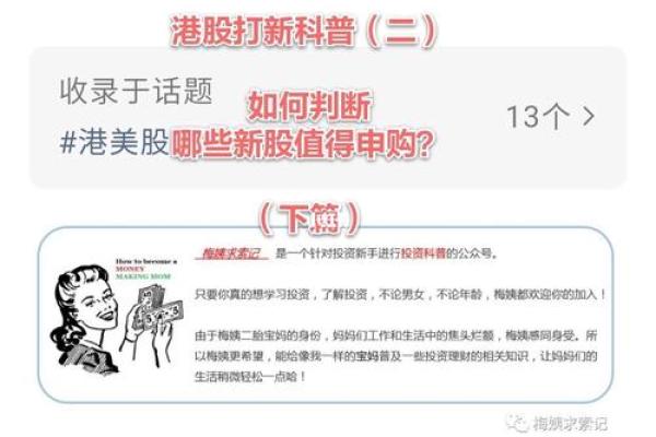 全面解析港股新股申购技巧与注意事项